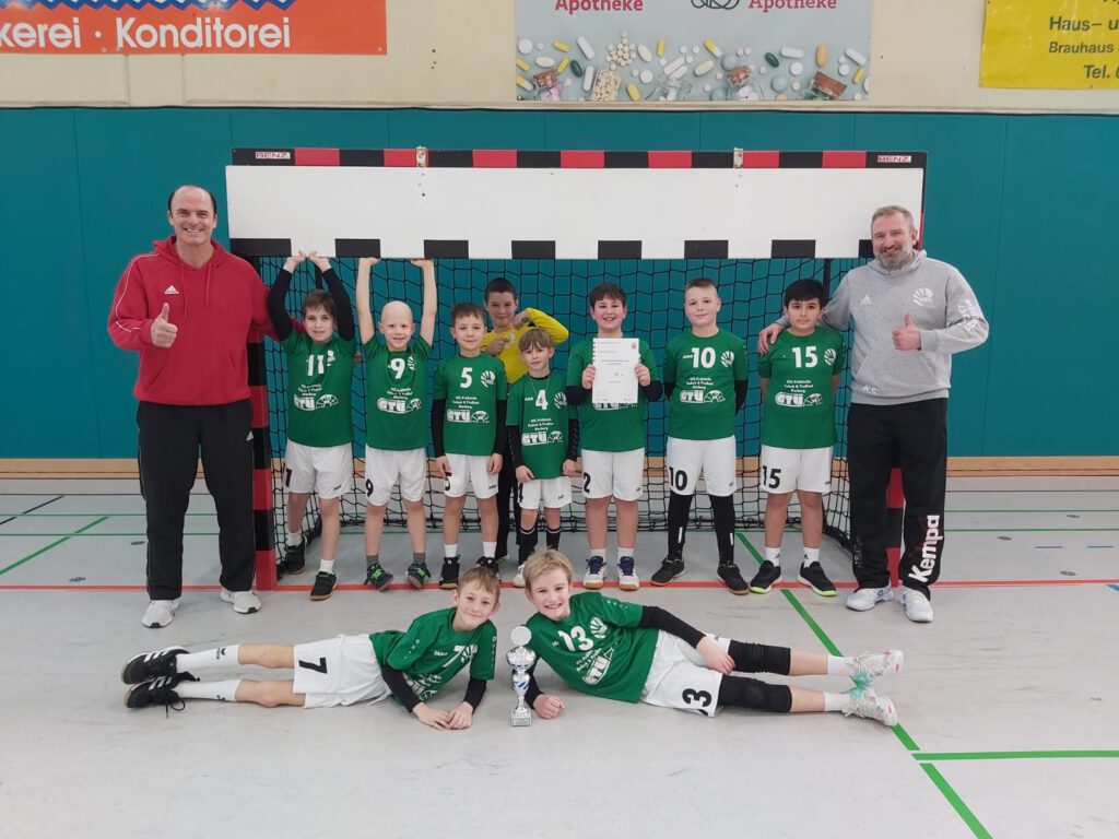 1. Platz für Lollar beim Handball Kreisentscheid - Bunte Schule Lollar